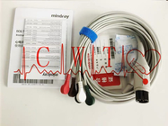 6 καλώδια μολύβδου Ecg καρφιτσών 5/μόλυβδος, Defibrillator εξαρτήματα τύπων κουμπιών EA6151B