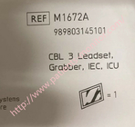 M1672A 989803145101 υπομονετικά εξαρτήματα Intellivue επαναχρησιμοποιήσιμο CBL 3 IEC ICU οργάνων ελέγχου Leadset Grabber